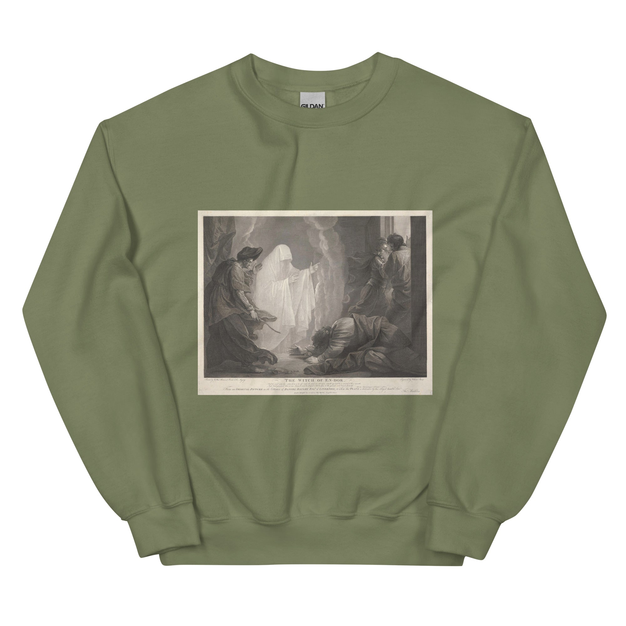 The Witch of En-dor by William Sharp | Unisex Sweatshirt-Haus of Darkness, Haus of Light