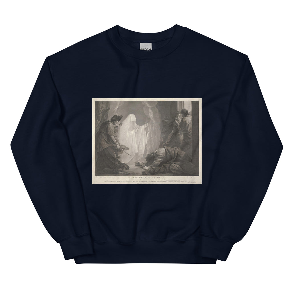 The Witch of En-dor by William Sharp | Unisex Sweatshirt-Haus of Darkness, Haus of Light