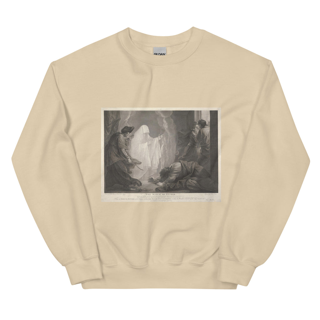 The Witch of En-dor by William Sharp | Unisex Sweatshirt-Haus of Darkness, Haus of Light
