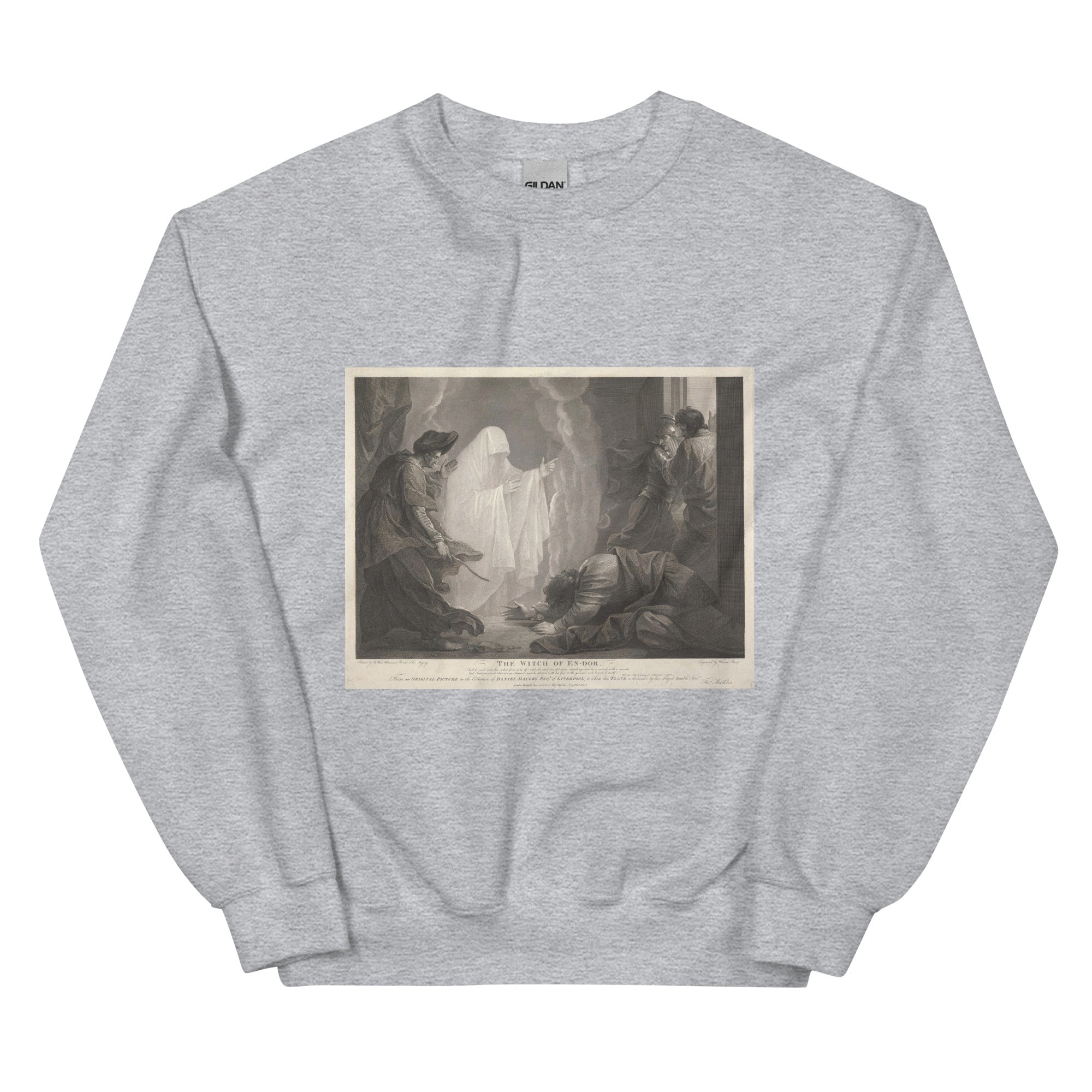 The Witch of En-dor by William Sharp | Unisex Sweatshirt-Haus of Darkness, Haus of Light