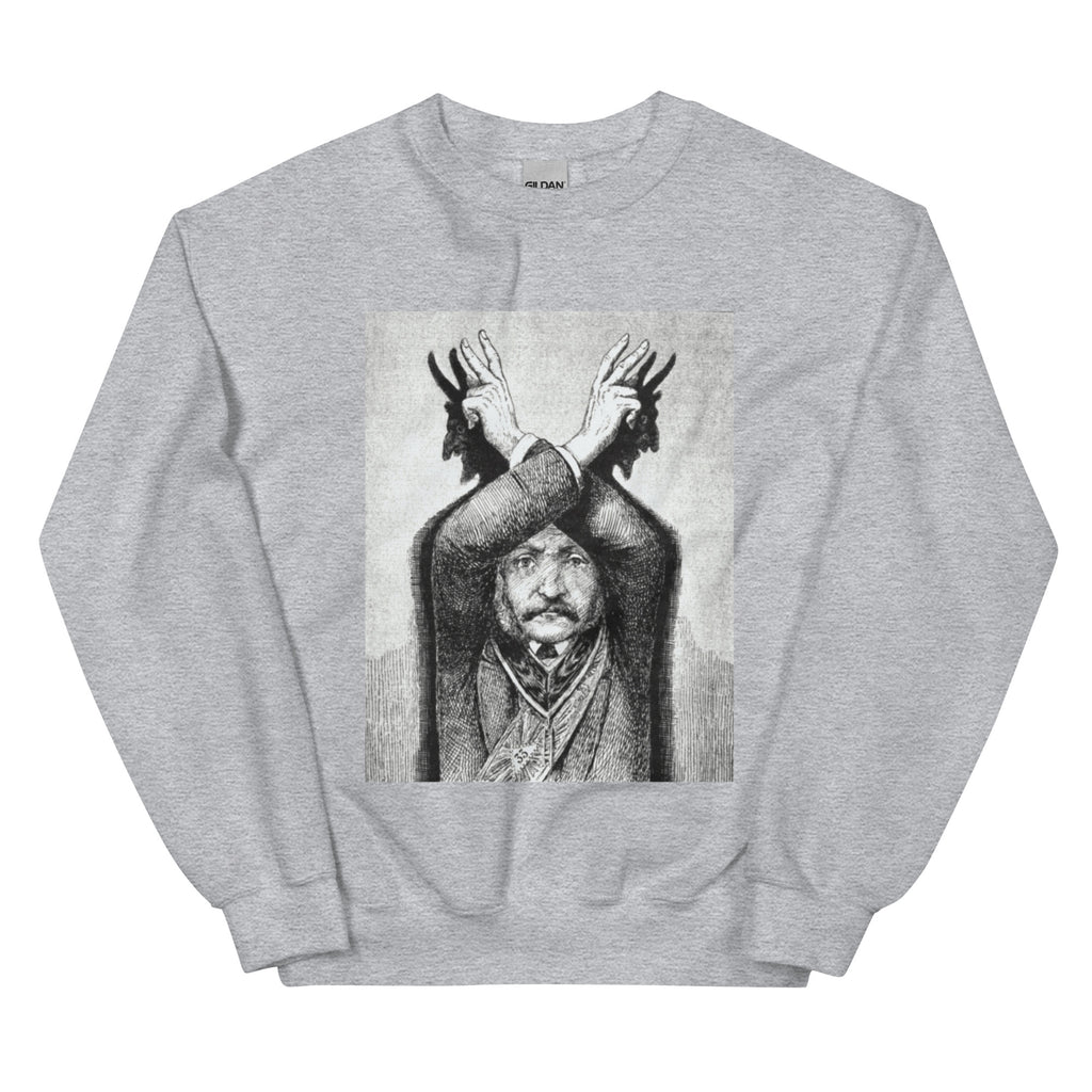 Devil Worship from "The Freemason" by Eugen Lennhoff | Unisex Sweatshirt-Haus of Darkness, Haus of Light
