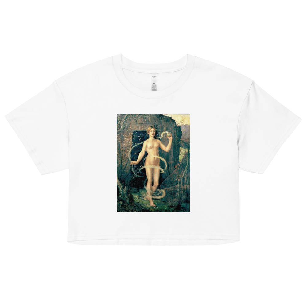 The Spring Witch by George Wilson | Crop Top-Haus of Darkness, Haus of Light