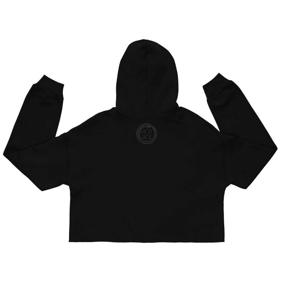 Devil Worship from "The Freemason" by Eugen Lennhoff | Crop Hoodie-Haus of Darkness, Haus of Light