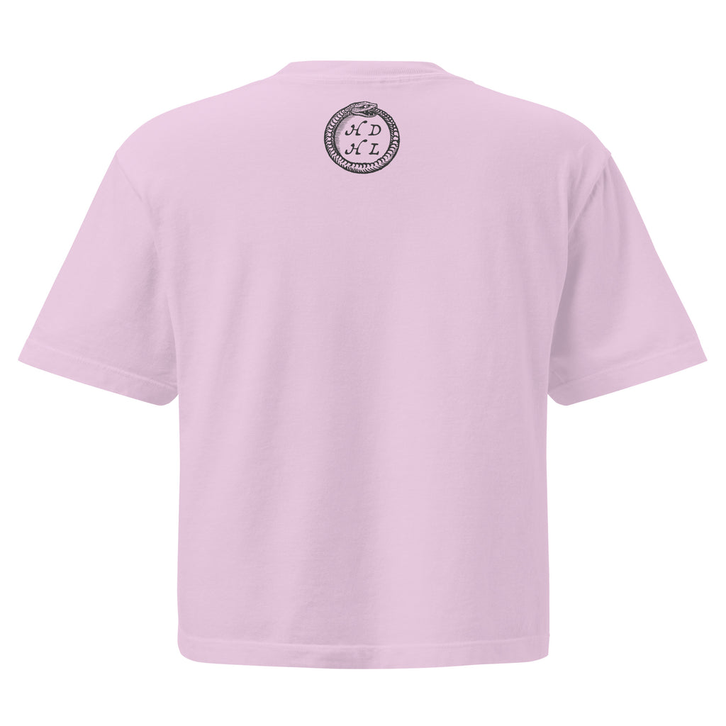 Vintage "Grand Etteilla" French Tarot "Love" | Women’s Boxy Tee-Haus of Darkness, Haus of Light