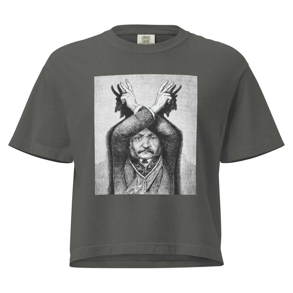 Devil Worship from "The Freemason" by Eugen Lennhoff | Women’s Boxy Tee-Haus of Darkness, Haus of Light
