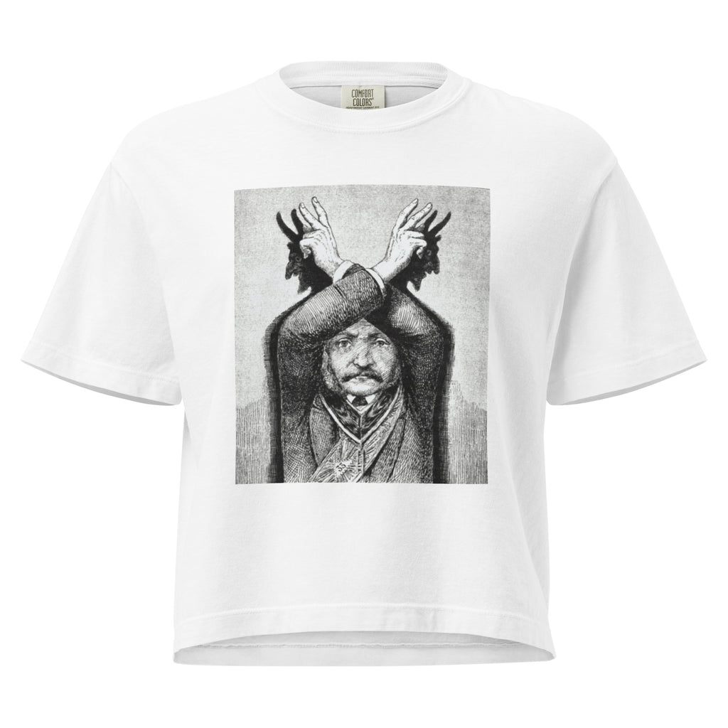 Devil Worship from "The Freemason" by Eugen Lennhoff | Women’s Boxy Tee-Haus of Darkness, Haus of Light